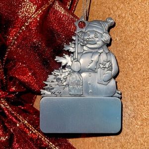 Engraveable Snowman Tree Ornament ⛄️
